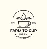 Premium Vector | Logo template for coffee business design